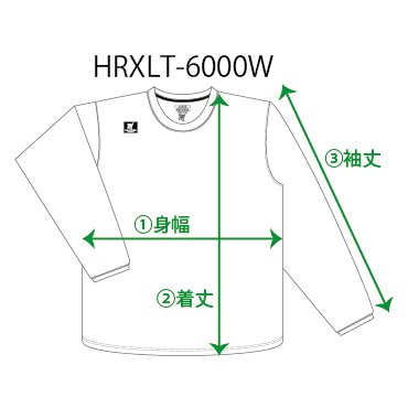 HOOPREX�b�����O�X���[�u�V���c [HRXLT-6000W] 